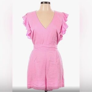 Gianni Bini Pink Romper Sz 2 NWT Flirty Feminine One Piece Outfit